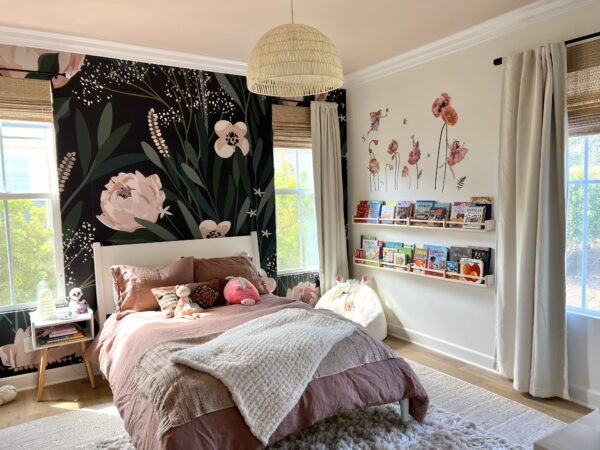 floral bedroom