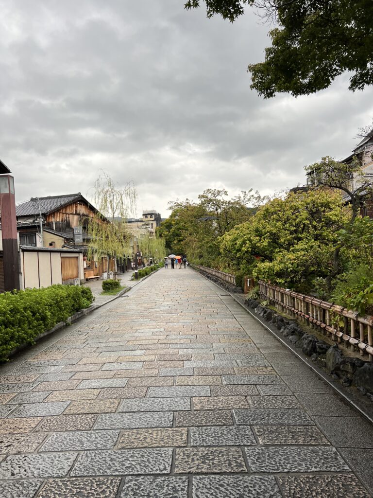 Photo of street in Kyoto